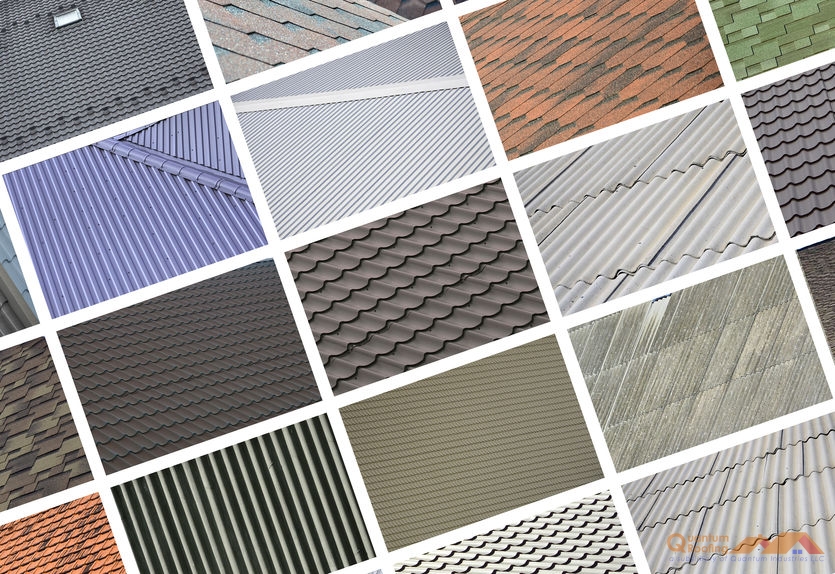 Collage of Roofing Material Options